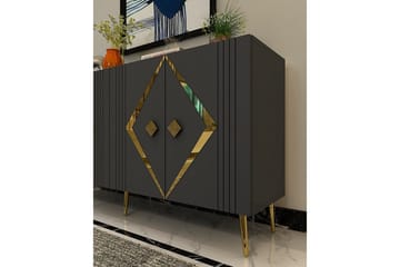 Elvon Konsollbord 150 cm - Antrasitt/Gull - Møbler - Bord - Avlastningsbord & sidobord - Konsollbord & gangbord