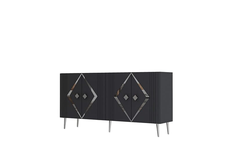 Elvon Konsollbord 150 cm - Antrasitt/Sølv - Møbler - Bord - Avlastningsbord & sidobord - Konsollbord & gangbord