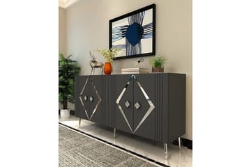 Elvon Konsollbord 150 cm - Antrasitt/Sølv - Møbler - Bord - Avlastningsbord & sidobord - Konsollbord & gangbord