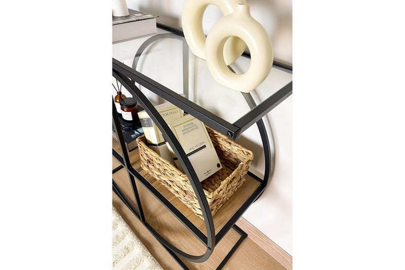 Ennuvolat Konsollbord 80 cm - Natur/Gjennomsiktig - Møbler - Bord - Avlastningsbord & sidobord - Konsollbord & gangbord