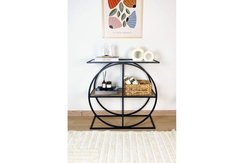 Ennuvolat Konsollbord 80 cm - Natur/Gjennomsiktig - Møbler - Bord - Avlastningsbord & sidobord - Konsollbord & gangbord