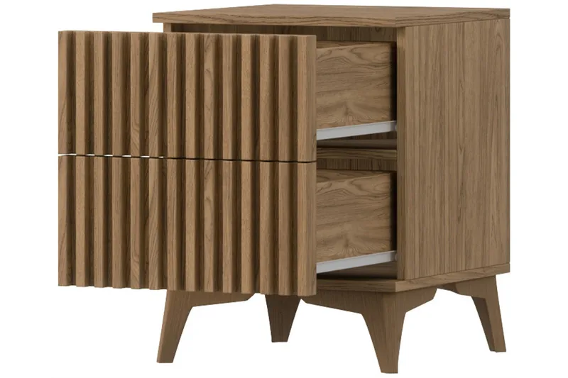 Entsian Nattbord 40 cm - Brun - Møbler - Bord - Avlastningsbord & sidobord - Sengebord & nattbord