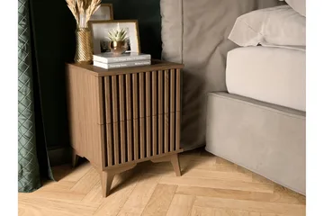 Entsian Nattbord 40 cm - Brun - Møbler - Bord - Avlastningsbord & sidobord - Sengebord & nattbord