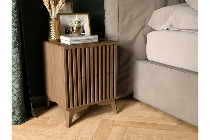 Entsian Nattbord 40 cm - Brun - Møbler - Bord - Avlastningsbord & sidobord - Sengebord & nattbord