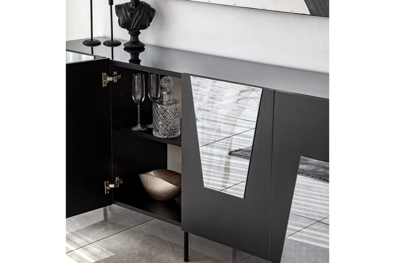 Eraclea Konsollbord 180 cm - Svart - Oppbevaring - Oppbevaringsmøbler - Sideboard & skjenk
