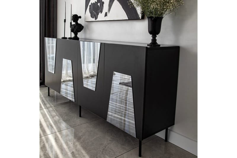 Eraclea Konsollbord 180 cm - Svart - Oppbevaring - Oppbevaringsmøbler - Sideboard & skjenk