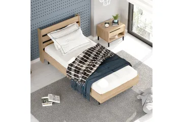 Erhan Nattbord 205,6 cm - Brun - Møbler - Bord - Avlastningsbord & sidobord - Sengebord & nattbord