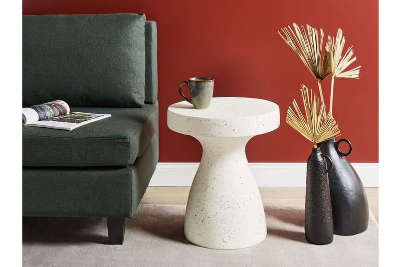 Faber Sidebord 39 cm - Hvit - Møbler - Bord - Avlastningsbord & sidobord - Lampebord & sidebord