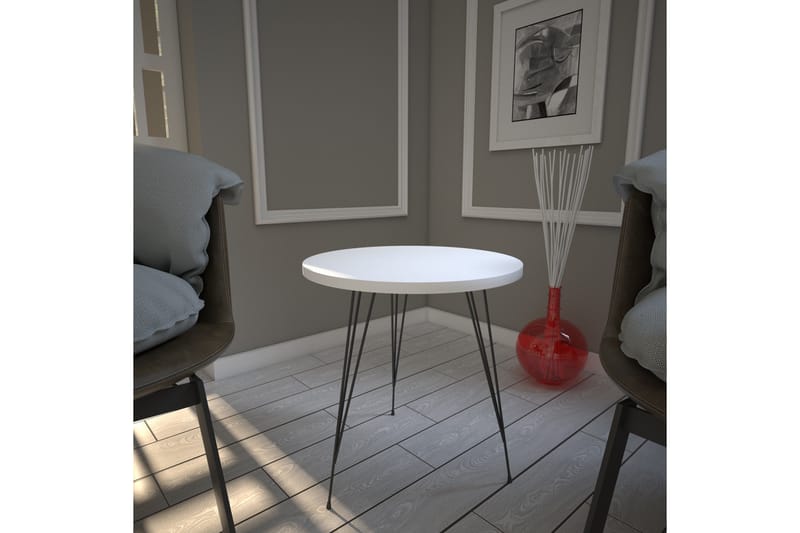 Falan Avlastningsbord 40 cm - Hvit - Møbler - Bord - Avlastningsbord & sidobord - Brettbord og småbord
