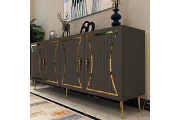 Falra Konsollbord 150 cm - Antrasitt/Gull - Møbler - Bord - Avlastningsbord & sidobord - Konsollbord & gangbord