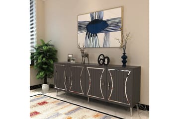 Falra Konsollbord 150 cm - Antrasitt/Sølv - Møbler - Bord - Avlastningsbord & sidobord - Konsollbord & gangbord