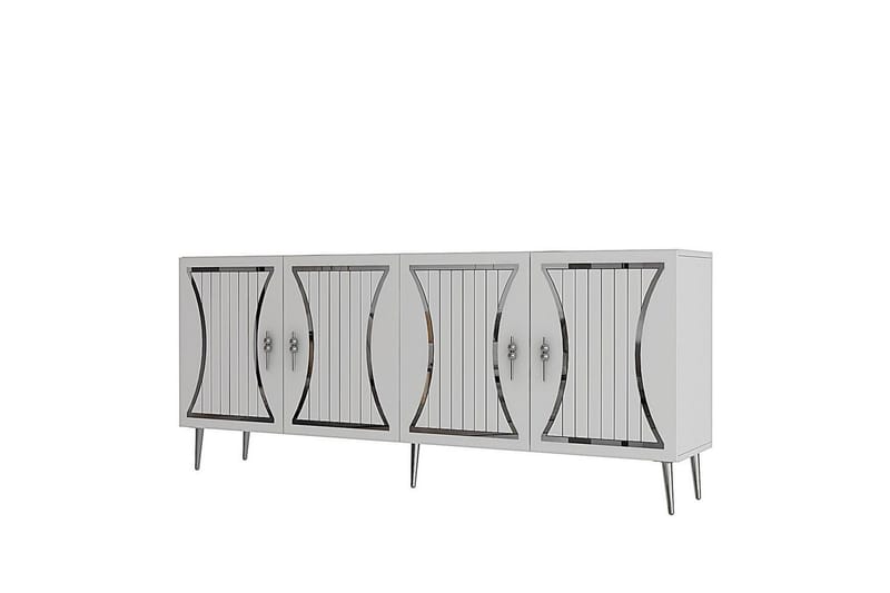 Falra Konsollbord 150 cm - Hvit/Sølv - Møbler - Bord - Avlastningsbord & sidobord - Konsollbord & gangbord