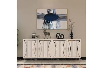 Falra Konsollbord 150 cm - Hvit/Sølv - Møbler - Bord - Avlastningsbord & sidobord - Konsollbord & gangbord