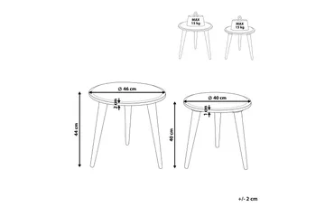 Fawn Settbord 46 cm - Lyst tre - Møbler - Bord - Avlastningsbord & sidobord - Settbord