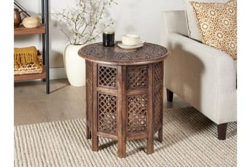 Fayola Sidebord 53 cm - Mørkt tre - Møbler - Bord - Avlastningsbord & sidobord - Brettbord og småbord