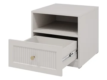 Fayric Nattbord 46 cm - Beige - Møbler - Bord - Avlastningsbord & sidobord - Sengebord & nattbord