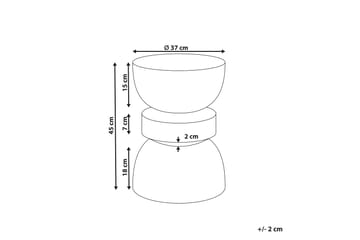 Felis Sidebord 37 cm - Rød - Møbler - Bord - Avlastningsbord & sidobord - Lampebord & sidebord