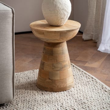 Fenilo sidebord 37 cm - Naturlig bleket/ lyst mangotre - Møbler - Bord - Avlastningsbord & sidobord - Pidestall & blomsterpidestall