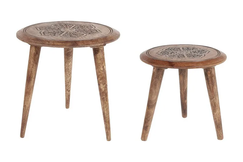 Fievel Settbord 46 cm, Mørkt tre