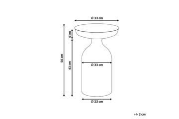 Filippo Sidebord 33 cm - Grønn - Møbler - Bord - Avlastningsbord & sidobord - Lampebord & sidebord