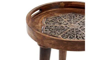 Finbar Settbord 40 cm - Mørkt tre - Møbler - Bord - Avlastningsbord & sidobord - Settbord