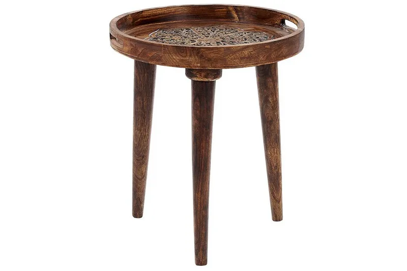 Finbar Settbord 40 cm - Mørkt tre - Møbler - Bord - Avlastningsbord & sidobord - Settbord