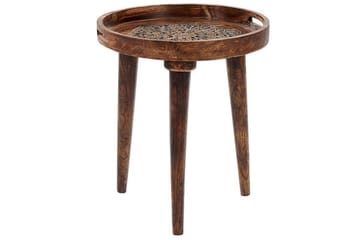 Finbar Settbord 40 cm - Mørkt tre - Møbler - Bord - Avlastningsbord & sidobord - Settbord