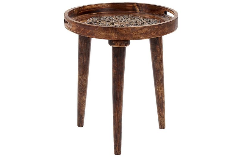 Finbar Settbord 40 cm - Mørkt tre - Møbler - Bord - Avlastningsbord & sidobord - Settbord