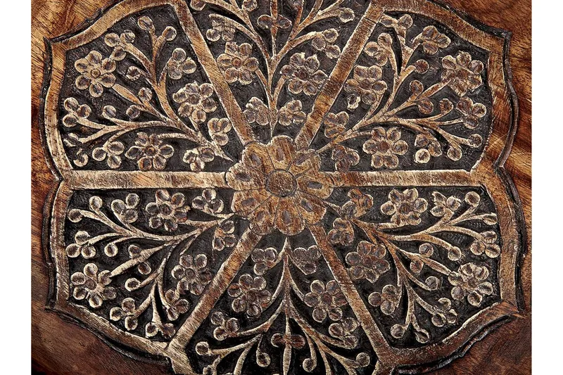 Finbar Settbord 40 cm - Mørkt tre - Møbler - Bord - Avlastningsbord & sidobord - Settbord