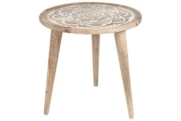 Fiorenzo Settbord 45 cm - Lyst tre/Hvit - Møbler - Bord - Avlastningsbord & sidobord - Settbord