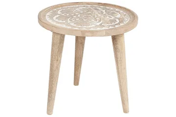 Fiorenzo Settbord 45 cm - Lyst tre/Hvit - Møbler - Bord - Avlastningsbord & sidobord - Settbord