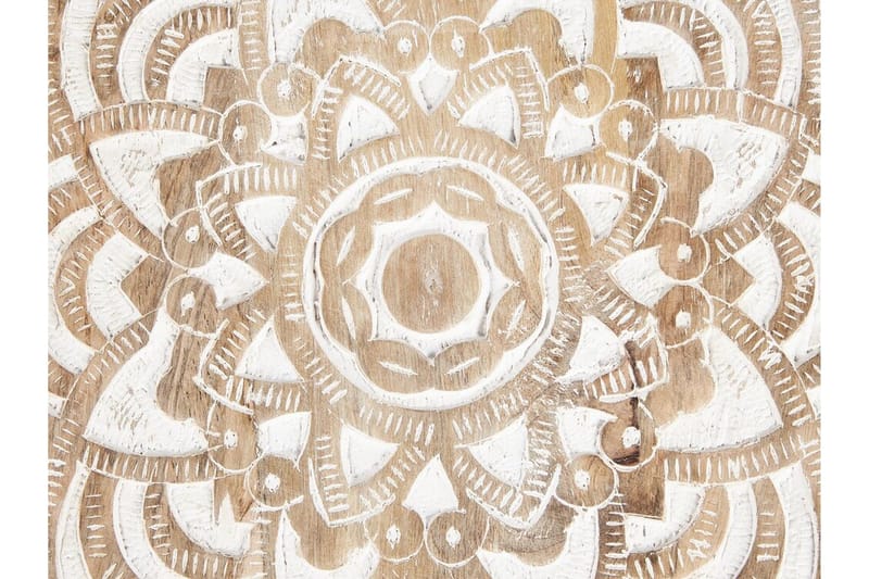 Fiorenzo Settbord 45 cm - Lyst tre/Hvit - Møbler - Bord - Avlastningsbord & sidobord - Settbord