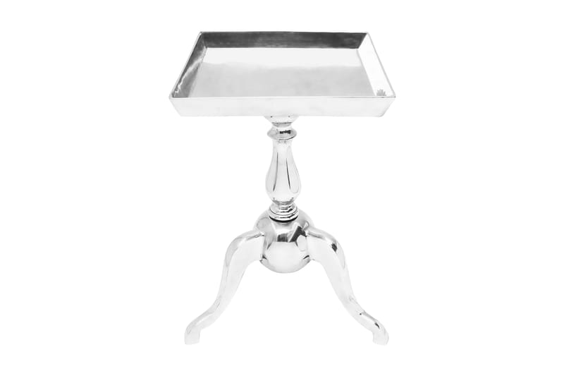 Firkantede Sidebord Aluminum Sølv - Sølv - Brettbord og småbord - Lampebord & sidebord