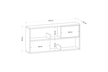 Florai Konsollbord 120 cm - Eik - Møbler - Bord - Avlastningsbord & sidobord - Konsollbord & gangbord