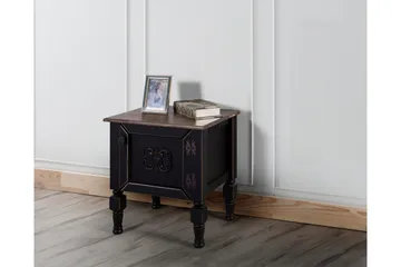 Floris Nattbord med Oppbevaring og Hyller i Tre - Svart - Møbler - Bord - Avlastningsbord & sidobord - Sengebord & nattbord