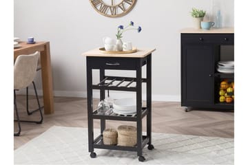 Foggia Serveringsbord 50 cm - Svart - Møbler - Bord - Avlastningsbord & sidobord