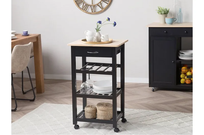 Foggia Serveringsbord 50 cm - Svart - Møbler - Bord - Avlastningsbord & sidobord