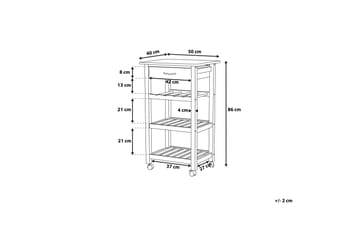 Foggia Serveringsbord 50 cm - Svart - Møbler - Bord - Avlastningsbord & sidobord