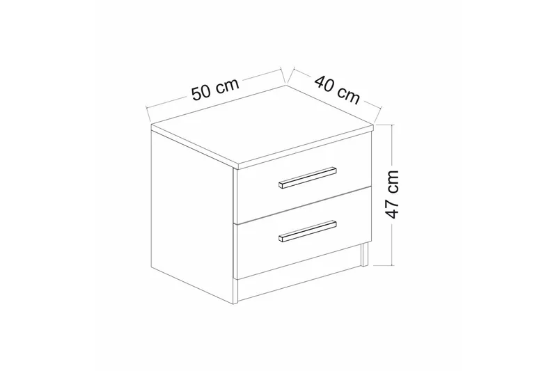 Fola Nattbord - Møbler - Bord - Avlastningsbord & sidobord - Sengebord & nattbord