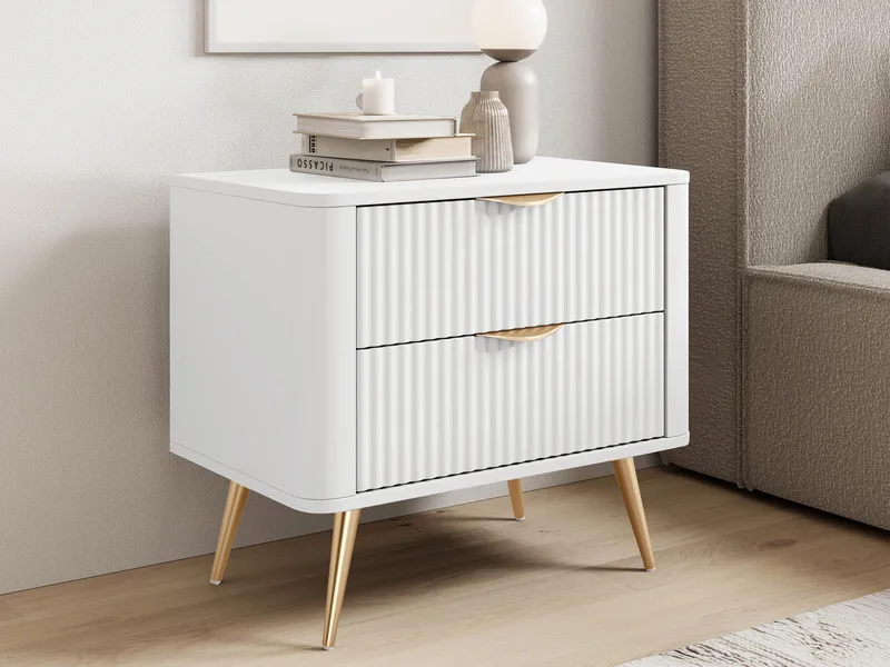 Forba Nattbord 64 cm - hvit - Møbler - Bord - Avlastningsbord & sidobord - Sengebord & nattbord