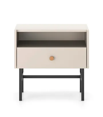 Francisca Nattbord 55 cm - Cashmere - Møbler - Bord - Avlastningsbord & sidobord - Sengebord & nattbord