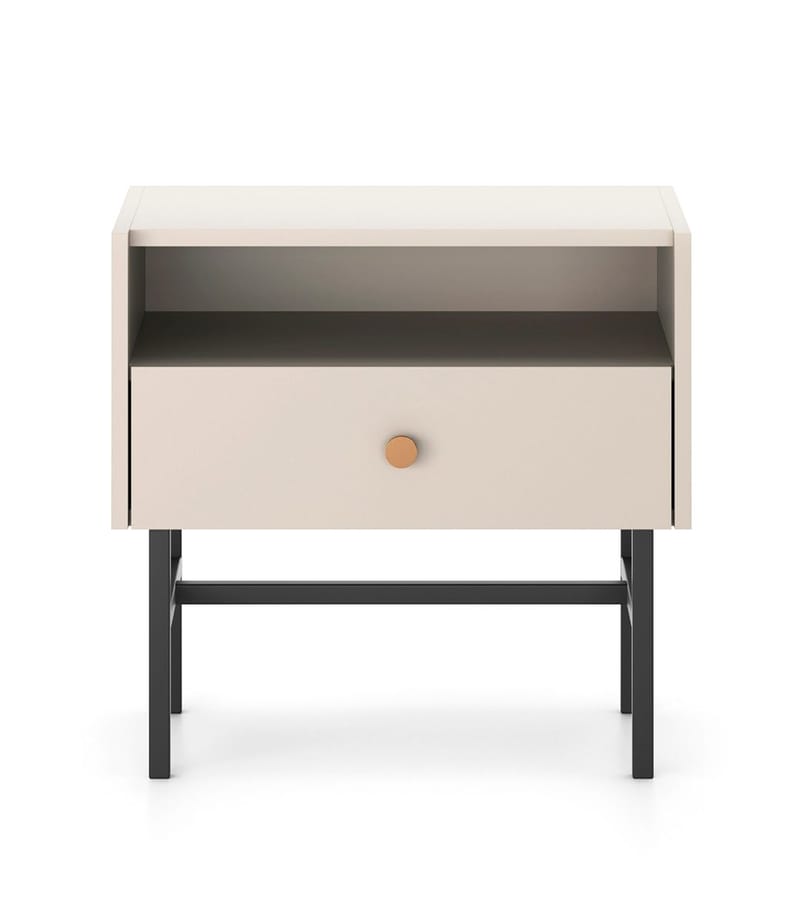 Francisca Nattbord 55 cm - Cashmere - Møbler - Bord - Avlastningsbord & sidobord - Sengebord & nattbord