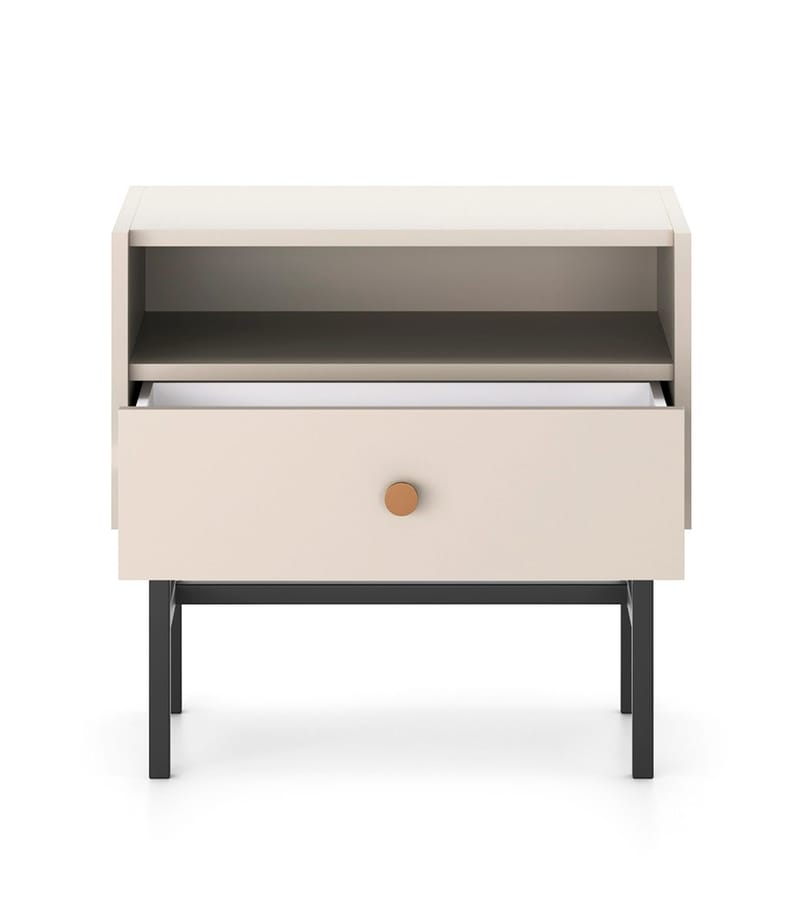 Francisca Nattbord 55 cm - Cashmere - Møbler - Bord - Avlastningsbord & sidobord - Sengebord & nattbord