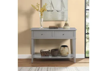 Franklin Konsollbord 104 cm Grå - Dorel Home - Møbler - Bord - Avlastningsbord & sidobord - Konsollbord & gangbord