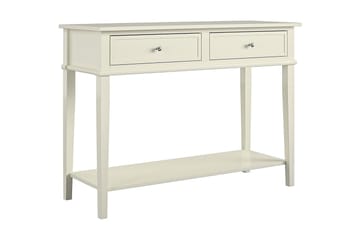Franklin Konsollbord 104 cm Hvit - Dorel Home - Møbler - Bord - Avlastningsbord & sidobord - Konsollbord & gangbord