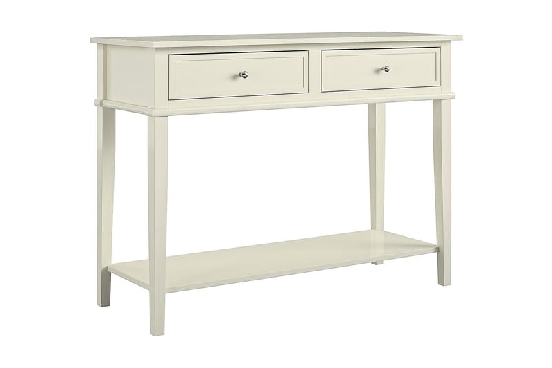 Franklin Konsollbord 104 cm Hvit - Dorel Home - Møbler - Bord - Avlastningsbord & sidobord - Konsollbord & gangbord