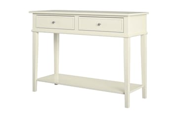 Franklin Konsollbord 104 cm Hvit - Dorel Home - Møbler - Bord - Avlastningsbord & sidobord - Konsollbord & gangbord