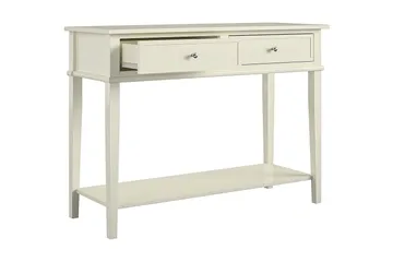Franklin Konsollbord 104 cm Hvit - Dorel Home - Møbler - Bord - Avlastningsbord & sidobord - Konsollbord & gangbord