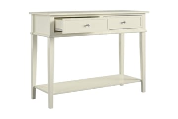 Franklin Konsollbord 104 cm Hvit - Dorel Home - Møbler - Bord - Avlastningsbord & sidobord - Konsollbord & gangbord