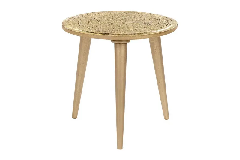 Frederica Settbord 46 cm - Gull - Møbler - Bord - Avlastningsbord & sidobord - Settbord